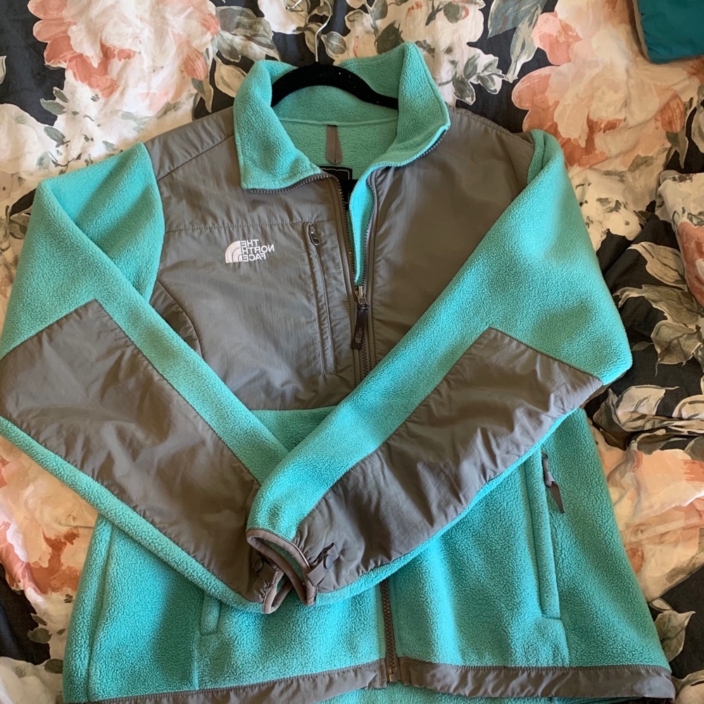 North face Denali women’s fleece blue jacket
